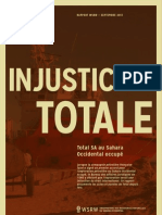 Injustice Totale: Total SA Au Sahara Occidental Occupé (2013)