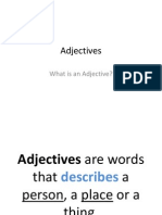 Adjectives: What Is An Adjective?