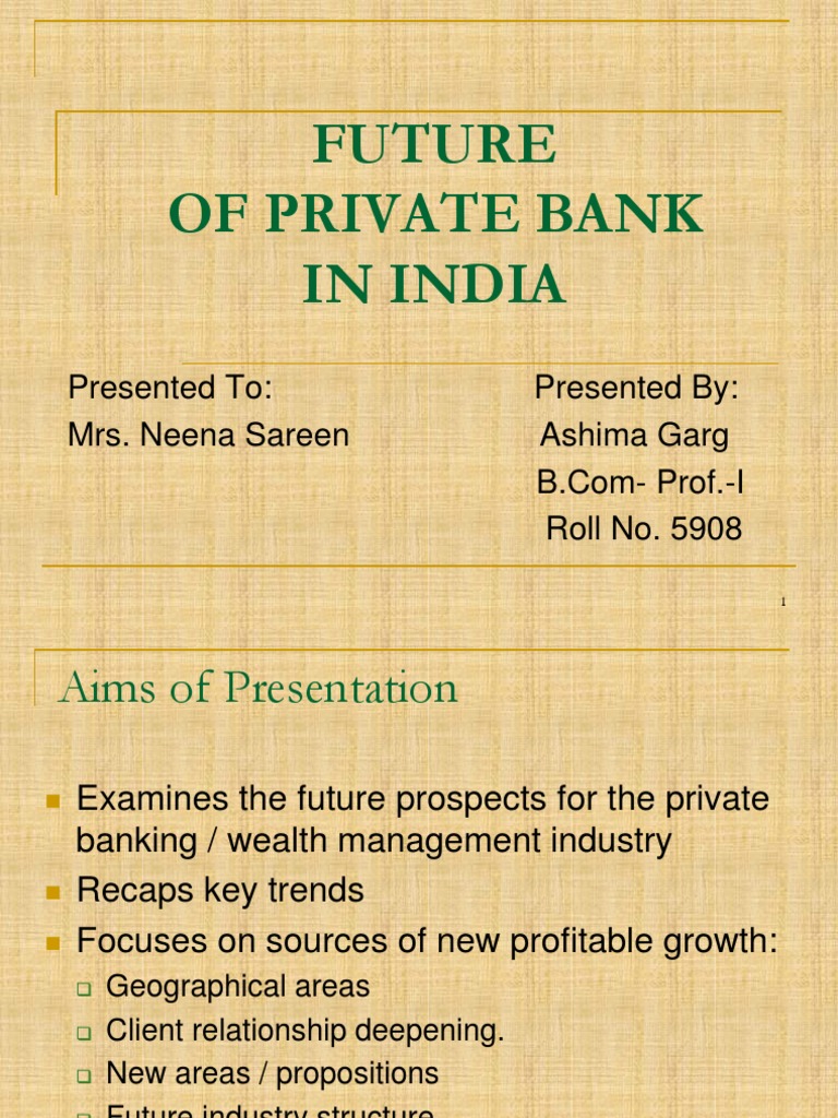 essay about private sector banks in india