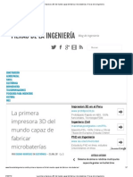 La Primera Impresora 3D Del Mundo Capaz de Fabricar Microbaterías - Fieras de La Ingeniería