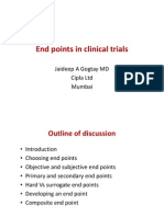 End Points in Clinicla Trials Final