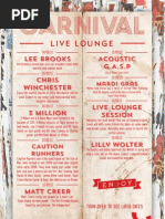 Download Carnival Live Lounge September Line Up by CarnivalLiveLounge SN164802461 doc pdf