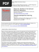 Download Towards Cosmopolitan Learning by Sidra Ahsan SN164802467 doc pdf