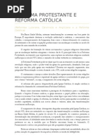 Reforma Protestante e Contrarreforma Católica