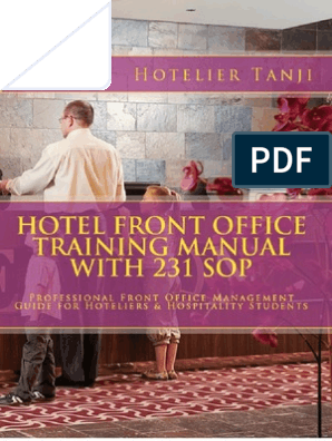 Hotel Front Office Training Manual Cheque Payments