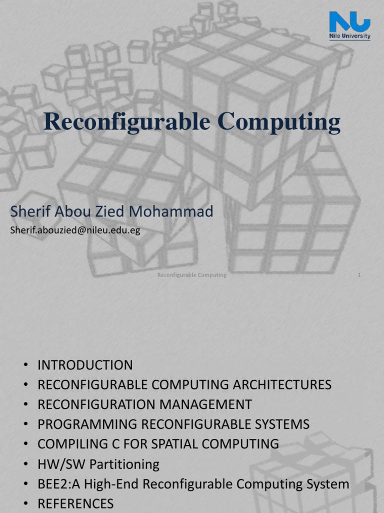 Reconfigurable Computing | PDF | Computers