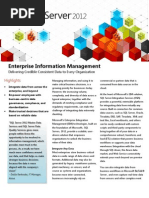 SQL Server 2012 Enterprise Information Management Datasheet