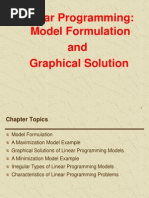 Linear Programming: Model Formulation and Graphical Solution