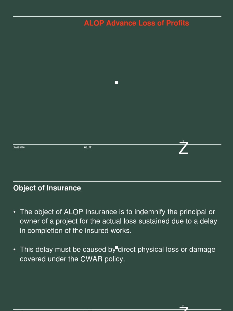 ALOP Insurance Overview and Guidelines | PDF | Technology & Engineering