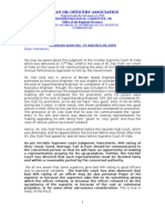 Communication 43 From IOOA NR DTD 15-06-09 On APA Ratings