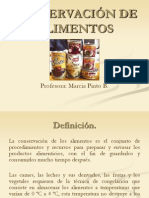 Conservación de Alimentos