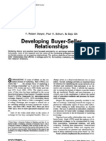 Dwyer, F. R., Schurr, P. H., & Oh, S. (1987) - Developing Buyer-Seller Relationships