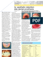 For The Removable Dental Prosthesis Flexible Partials: Aesthetic Retention