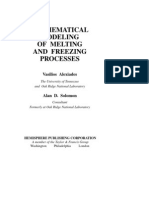 Mathematical Modeling of Melting and Freezing Processes PDF