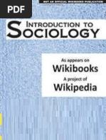 Introduction To Sociology - Wiki Book Version 2012