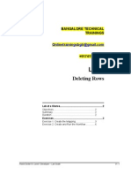 11 Lab Deleting Rows