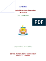 Syllabus: Diploma in Elementary Education (D.El - Ed)