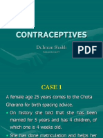 Contraceptives: DR - Imran Shaikh