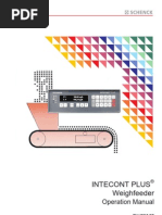 Intecont Tersus Schenck Calibration Manual