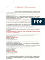 14 Questões Sobre Globalização e Blocos Econômicos