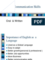 Basic Communication Skills: Oral & Written