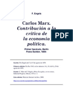 Marx, Karl - Contribución A La Crítica de La EconPolitica