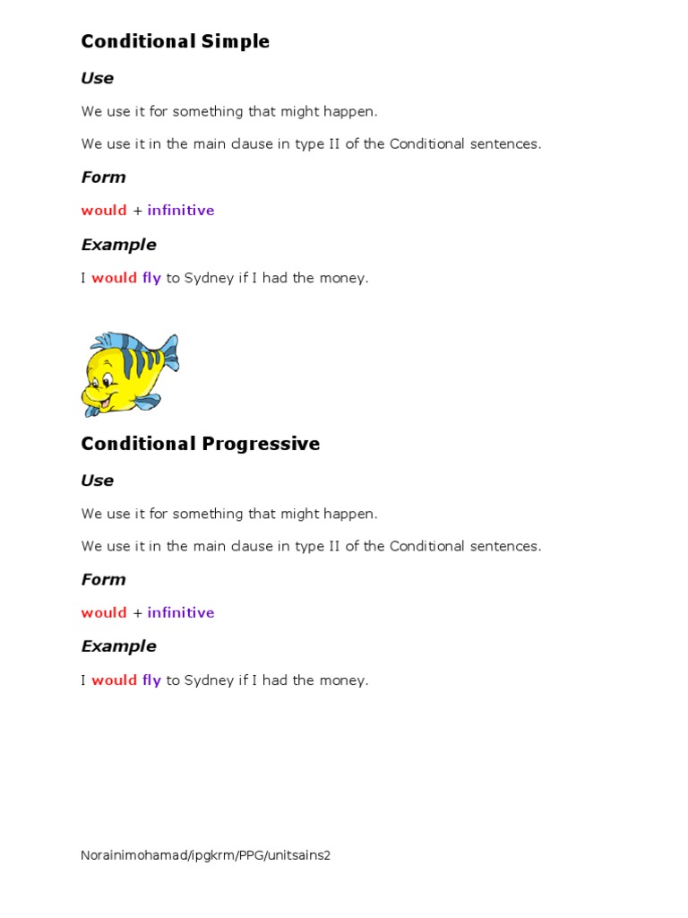 Understanding Conditional Tenses in English | PDF | Adverb | Adjective