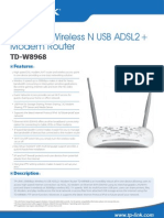 TD-W8968 V2 Datasheet