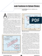 Designing Switchmode Transformers For Optimum Ef Ciency