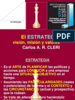 02 - El Estratega. Carlos Cleri