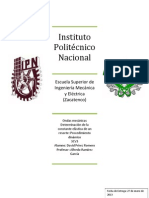 Determinacion de La Constante Elastica de Un Resorte