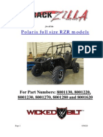 2008 2013 Rzr Rackzilla Installation Instructions