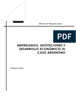 LIBRO Empresarios, Instituciones y Desarrollo Económico