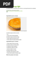 Torta de Frango Light