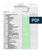 BK-Roll Out Procedure Check List