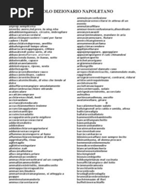 dizionario napoletano pdf