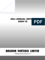 Magnum Ventures Annual 2010