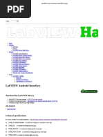 Download LabVIEW Android Interface LabVIEW Hacker by Achraf Bourass SN164911741 doc pdf
