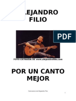 Cancionero de Alejandro Filio