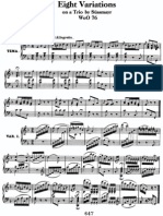 Beethoven - 8 Variations Woo 76