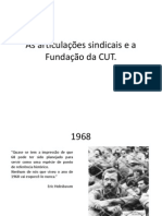 As articulações sindicais e a Fundação da CUT