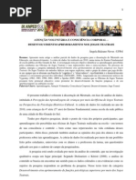 ATENÇÃO VOLUNTÁRIA E CONSCIÊNCIA CORPORAL  - desenvolvimento e aprimoramento nos jogos teatrais