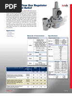 R26 Pneumatic Regulator Specifications | PDF | Valve | Equipment