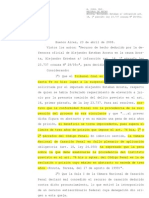 Acosta, Alejandro Esteban s infracción art 14, párrafo ley 23.735
