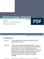 Bit260 Fall 2013 Biotechnology Timeline