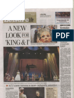 King and I Reporter News Article