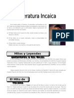 1ero. Año - LIT - Guía 7 - Literatura Incaica