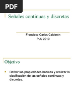Señales continuas y discretas