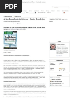 Artigo Engenharia de Software - Gestão de defeitos