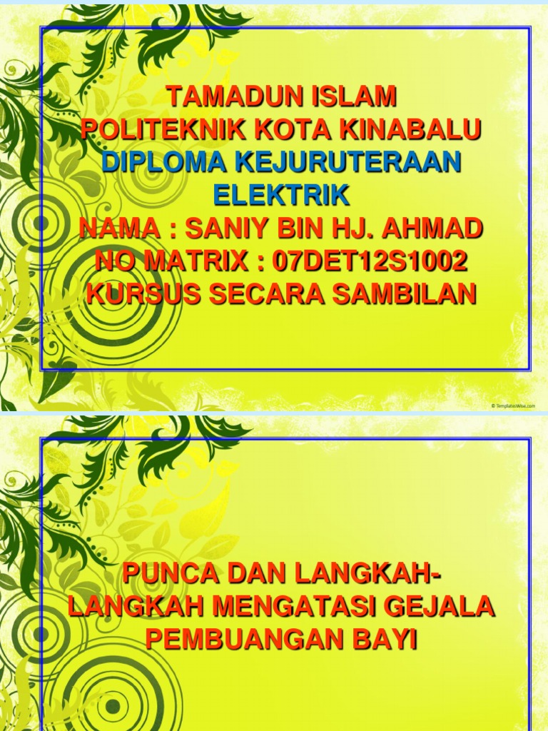 Presentation Buang Bayi Presentation Buang Bayi